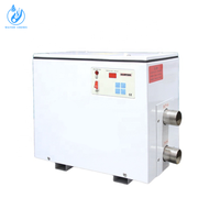 Couronne d'eau Conception personnalisée Meilleure pompe à chaleur Chauffe-piscine électrique numérique pour spa et piscine 220V 380V 5.5-60kw
