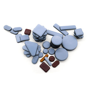 Patins de <span class=keywords><strong>chaise</strong></span> auto-adhésifs en <span class=keywords><strong>feutre</strong></span> pour sols en bois dur, conception contractée, à fixer aux meubles - Product Image 3