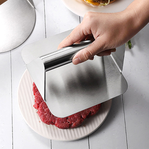 Penekan <span class=keywords><strong>Burger</strong></span> besi tahan karat Premium untuk wajan memasak logam panggangan Bbq penekan <span class=keywords><strong>Burger</strong></span> Pres - Product Image 3