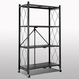 Scaffalatura <span class=keywords><strong>MOBILE</strong></span> pieghevole in acciaio multifunzione a 3 strati da <span class=keywords><strong>cucina</strong></span> - Product Image 2