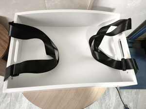 Bandejas de Madera para Aperitivos con Correa, Bandeja Grande Tipo Usherette, Bandejas para Servir en Noches de Cine, Porta Bebidas y Palomitas de Maíz Tipo Usherette - Product Image 3