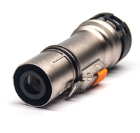 Conector HVIL Recto de un Solo Polo, Cable de 50 mm, Conector de Batería HV Macho y Hembra