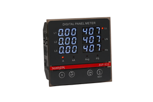 Compteur AVF numérique avec protocole de communication industriel, compteur AVF industriel pour applications de mesure électrique - Product Image 2