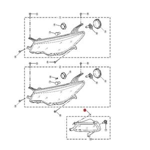 एमजीएस ओ 10266043 के सूओंग ऑटो पार्ट्स 10266043 हाई क्वालिटी की हॉट सेलिंग फ्रंट लैंप - Product Image 5