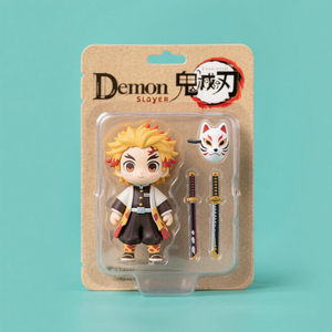 Design personalizzato demone Slayer Anime Figure di plastica materiale PVC modello giocattoli statuetta grazioso ornamento regalo - Product Image 3