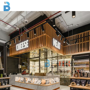 Modern Bread Display Cabinet Case Customized Bakery Display Counter Decoration Design Food Shop Wood Bakery Showcase Furniture