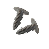 Clips de fixation automobile en acier, fourniture d'usine, vente en gros, rivets en acier norme DIN M12-M25