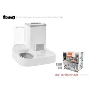 Distributore automatico di acqua e cibo per animali domestici Yommy da 1,5L e 1L per cani e gatti - Product Image 6