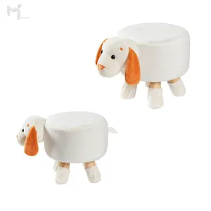 Lavabile Animale Pouf, bambini Poggiapiedi Sgabello-Piccolo Imbottito Poggiapiedi e Nursery Decor-Sgabello Sedia Del Fumetto Regali per I Bambini