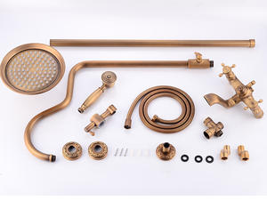 ชุดฝักบัวอาบ<span class=keywords><strong>น</strong></span>้ำสไตล์ยุโรปโบราณ<span class=keywords><strong>แบบ</strong></span>เรโทร ผลิตจากทองเหลืองทั้งหมด พร้อมก๊อกน้ำร้อน<span class=keywords><strong>น</strong></span>้ำเย็น วัสดุทองเหลือง แก<span class=keywords><strong>น</strong></span>วาล์ว<span class=keywords><strong>เซ</strong></span>รามิก หัวฉีด<span class=keywords><strong>พ่น</strong></span><span class=keywords><strong>น</strong></span>้ำแรง - Product Image 6