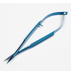 Tijeras de Precisión Profesionales de Acero Inoxidable Quirúrgico, Curvas y Afiladas, para Cejas y Piel Muerta - Product Image 1