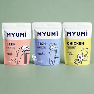 ถุงบรรจุภัณฑ์อาหารสัตว์เลี้ยงแบบตั้งได้ พิมพ์ลายตามสั่ง ใช้ซ้ำได้ ทนความร้อน เกรดอาหาร บรรจุอาหารสัตว์เลี้ยง  วัสดุอลูมิเนียมฟอยล์ ซิปล็อค พลาสติกลามิเนต สำหรับอาหารสุนัข - Product Image 3