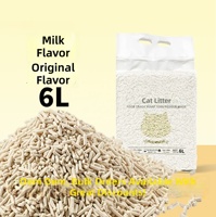 Litière pour chat en gros avec un bon effet désodorisant et de nombreuses senteurs personnalisables, litière pour chat au tofu