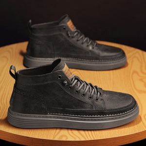 Jinbeile-Botas de piel para hombre, zapatos informales de alta calidad, impermeables, a la moda, para invierno - Product Image 3