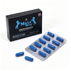 Private Brand <b>Herbal</b> <b>Supplements</b> Men Wellness Dietary Capsules Daily Energy Maintenance Blue Pill - Product Image 1