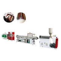 Ligne d'extrusion de profilés d'étanchéité en PVC, TPU, TPE à haute efficacité, ligne de production automatique de bandes d'étanchéité en caoutchouc
