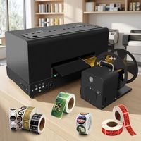 Impresora de Etiquetas UV en Rollo, Proveedor Chino, Impresora A3 para Códigos de Barras, Impresora de Etiquetas de PVC con Cabezal de Impresión XP600