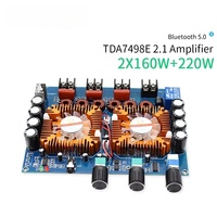 UNISIAN TDA7498E pour amplificateur de puissance audio numérique 5.0 haute puissance 2*160W+220W 2.1 canaux DC32V