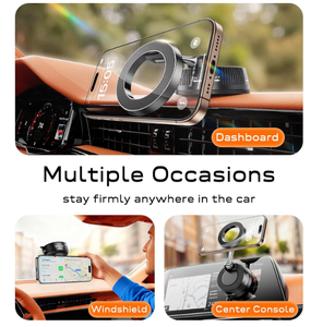 Supporto Magnetico per <span class=keywords><strong>Telefono</strong></span> da <span class=keywords><strong>Auto</strong></span> e Scrivania con Ventosa di Aspirazione a Vuoto per Vetro, Stabile con Rotazione a 360 Gradi - Product Image 3