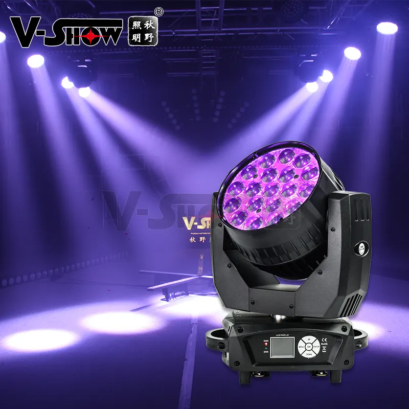 Aura Compact LED Wash Moving Head Light with LED Light and Zoom for stage