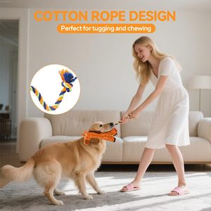 Jouets pour chiens indestructibles en forme d'animaux, girafe colorée, puzzle interactif durable, vente en gros - Product Image 4