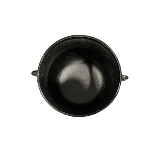 Venta al por mayor barato duradero hierro fundido negro Metal Oggun hierro caldero <span class=keywords><strong>olla</strong></span> Ogun <span class=keywords><strong>olla</strong></span> para santería herramientas religiosas Oggun Caldero 6,5'' - Product Image 2