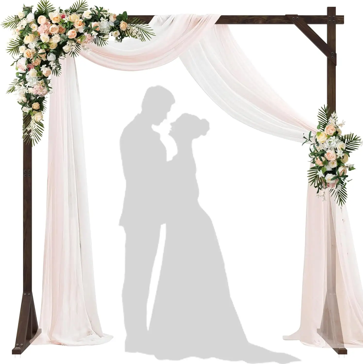 結婚式のアーチ結婚式森木製アーチ結婚式パビリオン背景フレーム装飾