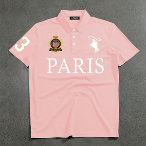 Polo <span class=keywords><strong>de</strong></span> Moda para Hombre, Casual, Transpirable, <span class=keywords><strong>de</strong></span> Secado Rápido, <span class=keywords><strong>de</strong></span> Marca <span class=keywords><strong>de</strong></span> Lujo con Logo Personalizado, <span class=keywords><strong>Bordado</strong></span> 3D, 100% Algodón y Estampado <span class=keywords><strong>de</strong></span> Alta Calidad - Product Image 1