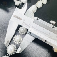 Nouveau design JP Shiny Beauty Coupe en strass de 10 mètres avec perle pour robe de danse