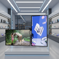 Pantalla Táctil Capacitiva Interactiva de 21.5 Pulgadas, Reproductor de Señalización Digital 4K UHD FHD para Publicidad en Centros Comerciales, Kioscos, Montaje en Pared