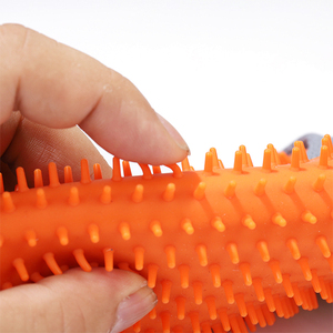 القط الاستمالة قفاز 333 نصائح سيليكون فلنلت مخصص مزيل الشعر للحيوان الأليف قفازات - Product Image 4