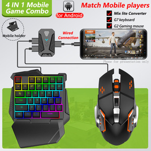 MIX Elite ตัวแปลงอะแดปเตอร์คีย์บอร์ดและเมาส์สำหรับเล่นเกมแบบมีสายป้องกันการหดตัวอัตโนมัติอัจฉริยะสำหรับ pubg - Product Image 2