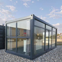 Maison conteneur démontable 20 pieds, préfabriquée modulaire, pour bureau, dortoir, empilable 3 en hauteur, personnalisable, prix usine, vente chaude