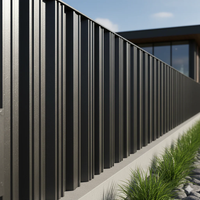 Système de clôture de sécurité en aluminium décoratif avec un design moderne pour usage résidentiel et commercial