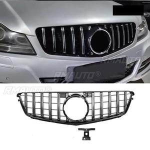 Bandes décoratives pour calandre de voiture, kit carrosserie, calandre avant pour Mercedes Benz Classe C W204 GT 2009-2014 - Product Image 1