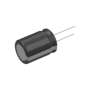 ตัวเก็บประจุผ่านรูรัศมี680 uF ฝา50ZLJ680M12.5X20 680 UF 20% 50V - Product Image 1