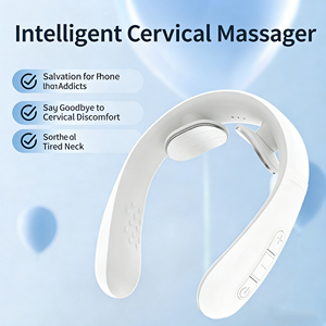 Masajeador de Cuello Inteligente con 10 Modos de Pulso, Masajeador <span class=keywords><strong>Cervical</strong></span> 38-42 ° Dispositivo de Cuidado <span class=keywords><strong>para</strong></span> el Alivio del Dolor Crónico y <span class=keywords><strong>la</strong></span> Rigidez con Calor (C Heat Relief) - Product Image 4
