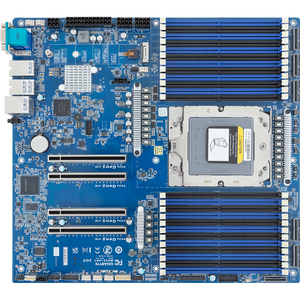 Placa Base para Servidor Gigabyte MZ33-AR1 Rev 3.x, Single AMD EPYC 9005 9004 E-ATX, DDR5 PCIe Gen5, 24 Ranuras de Memoria, 4 Ranuras PCIe - Product Image 1