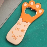 Décapsuleur magnétique et aimant de réfrigérateur en fer souple ChangChen Fat for Claw Cartoon Doll P-66