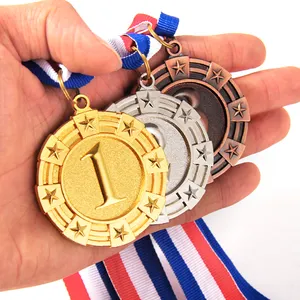 Großhandel Custom Medal Sport Medailles 3D Gold Award Marathon Laufen Custom Metal Sport Medal