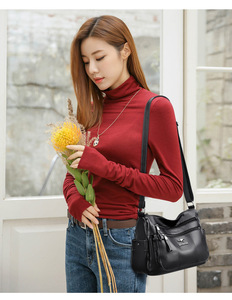 New Fashion Large Capacity Handbag Women Soft Leather Shoulder Bag Crossbody Luxury Women's Bag - Product Image 2