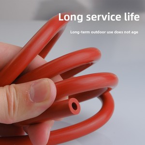<span class=keywords><strong>Tuyau</strong></span> en silicone rouge résistant aux hautes températures, flexible, de qualité industrielle, en <span class=keywords><strong>caoutchouc</strong></span> durable, diamètre intérieur 6 mm 8 mm - Product Image 2