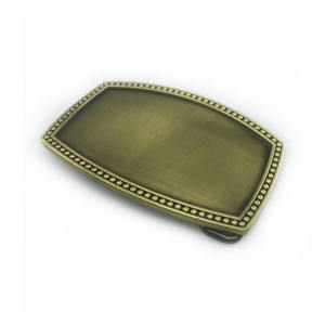 Hebilla Rectangular en Blanco para Hombre, Hebillas Personalizadas para Cinturones Estilo Western, Hebillas en Blanco para Cinturones - Product Image 3