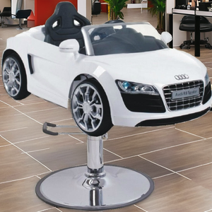 Silla de Peluquerí<span class=keywords><strong>a</strong></span> Infantil de Plástico con Control Remoto Eléctrico, Diseño de Vehículo Todoterreno Big G de Dibujos Animados, Silla de Barberí<span class=keywords><strong>a</strong></span> para Salón - Product Image 2