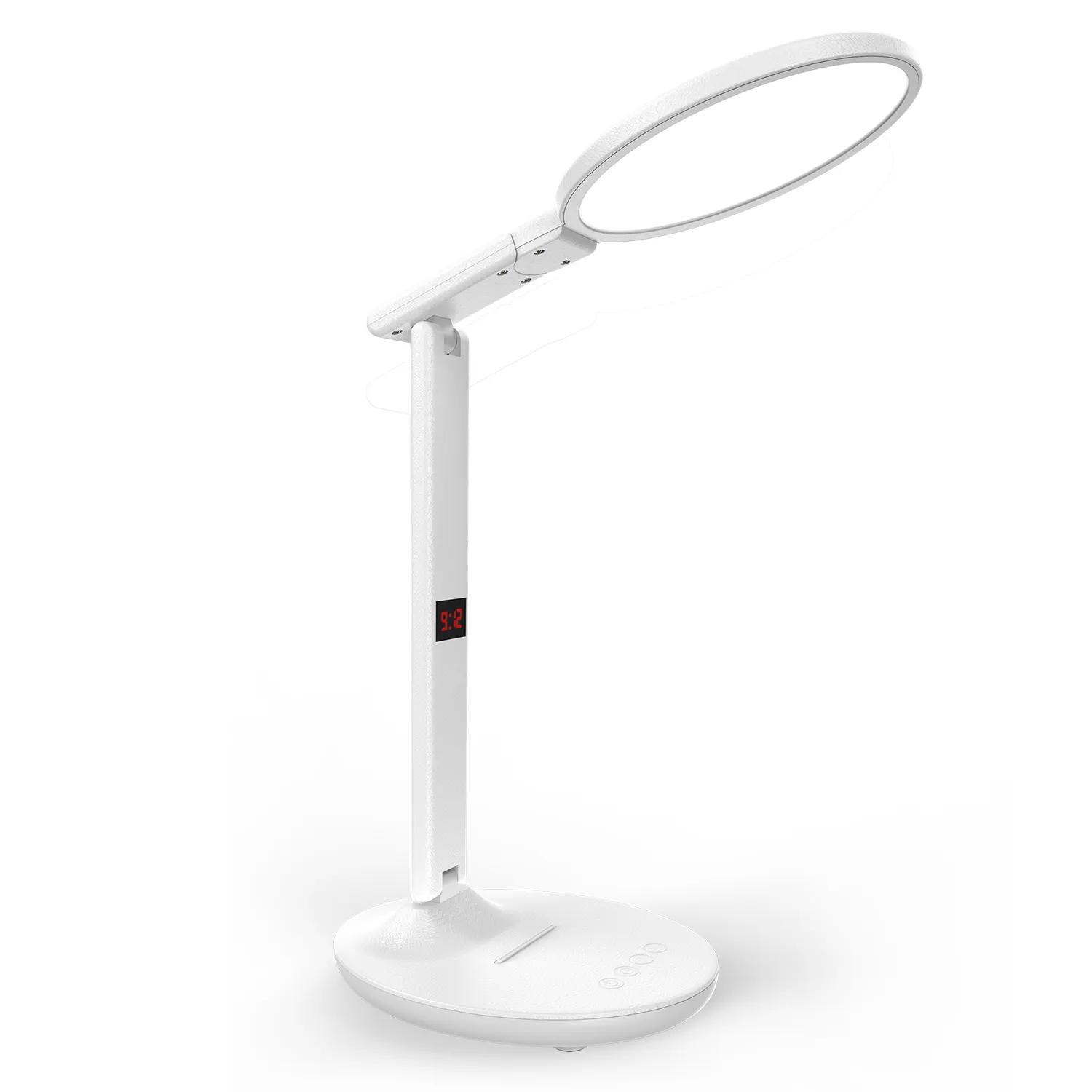 The folding and storing LED table lamp can be adjusted by the filling and plugging three gear brightness
