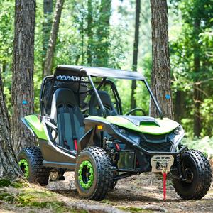 Kart à pédales d'extérieur haute performance Funrun 180cc 4 temps à transmission par chaîne pour adultes, avec axe en alliage durable et frein à disque arrière, capacité maximale 175 kg - Product Image 4