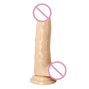 TPE Crystal Realistic Dildo Frauen Masturbation G-Punkt TPE Dildos Dildos für Frauen Riesig Realistisch