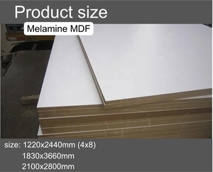 10mm 12mm 15mm 16mm 18mm 4x8 trắng hai mặt ván melamine <span class=keywords><strong>MDF</strong></span> để trang trí - Product Image 2