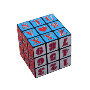 Jiyangwa Cube de Rubik 3x3 avec chiffres et lettres, jouet éducatif pour enfants de 5 à 14 ans, cube magique unisexe - Product Image 4