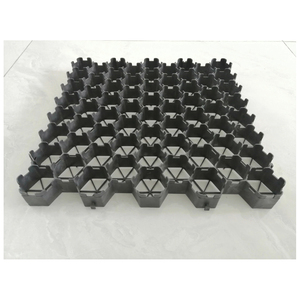 Grille de protection pour allée en gravier noir 50 mm, en géotextile plastique moderne, haute résistance, anti-UV, certifiée CE, norme ASTM, haute résistance à la traction - Product Image 2